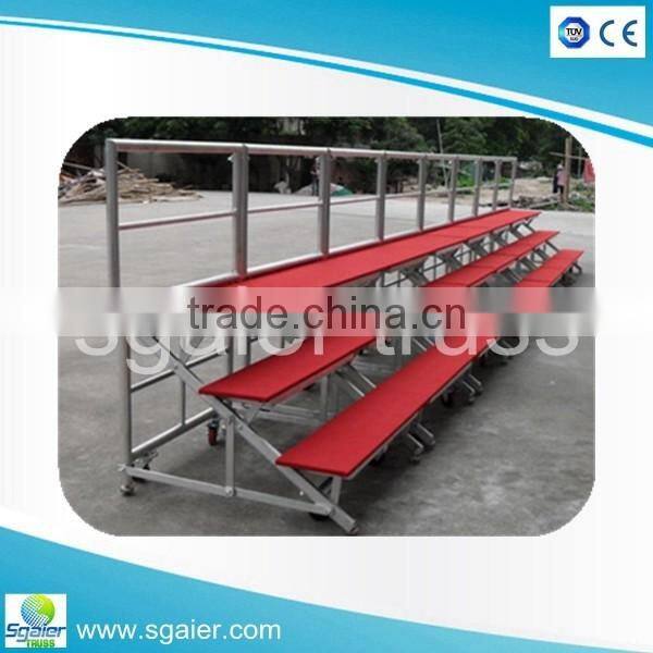 Hot sale aluminum concert event stage platform choral chorus choir risers for sale