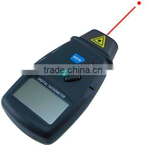 Digital LED Laser Photo Non Contact Tach Tachometer 2.5 to 99,999 RPM Rotational Speed Test Range