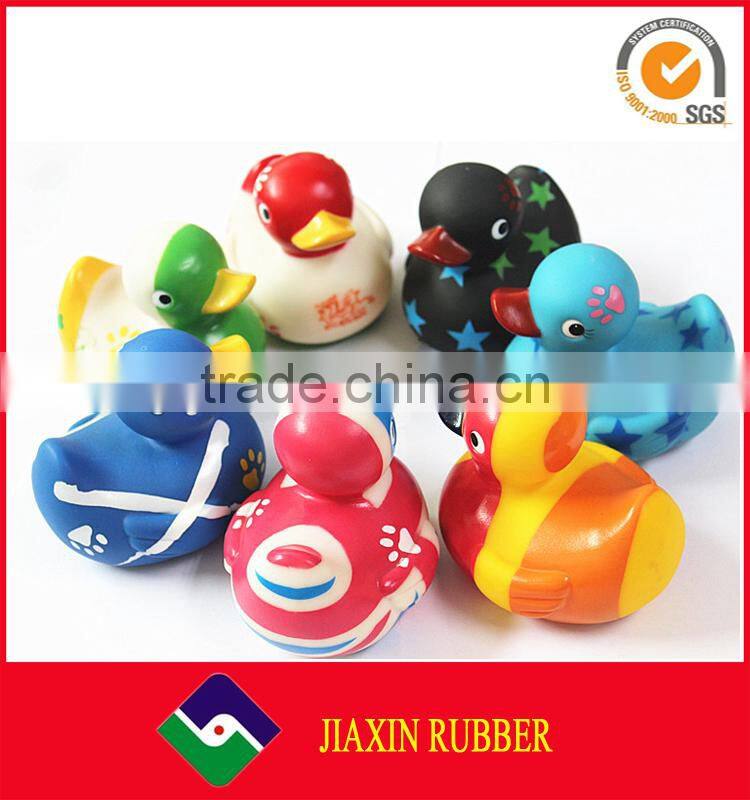 Custom Cheap Bulk Swimming Bath Yellow Rubber Duck With Sunglasses