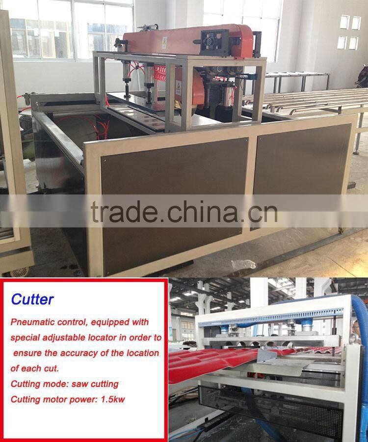 Most popular plastic tile sheet plate roofing making machine producer