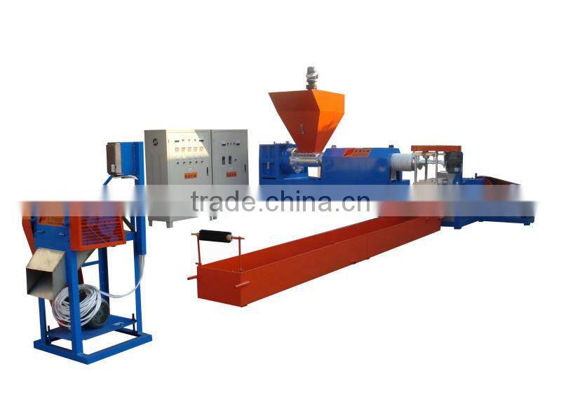 PE/EVA sheet pelletizing double stage extruder machine