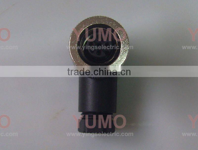 M12ST plug connector 4-pin aviation bend sensor ip6