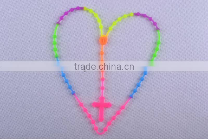 cross silicone necklace