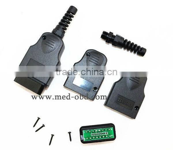 OBD2 J1962 Male Connector PCB Plug with Enclosure