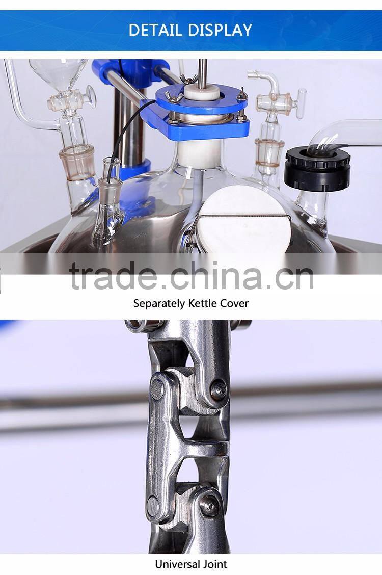 EXSF Explosion-proof Multi-function Stainless Steel Glass Reactor(single-layer)