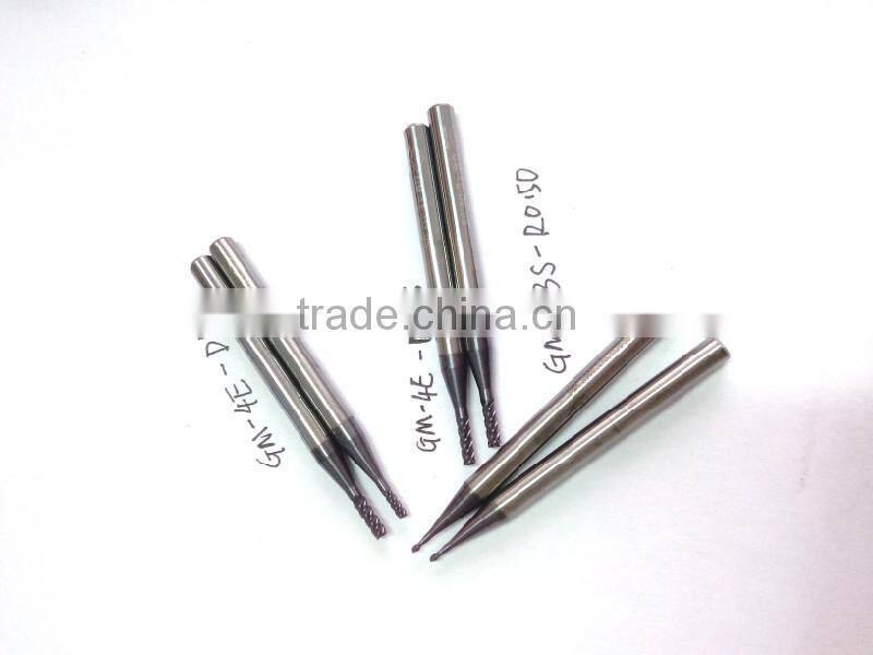 High quality Tungsten carbide 1 mm micro end mill from zhuzhou