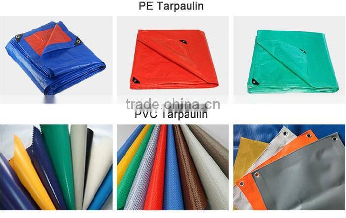 Customized tarpaulin PE/PVC3m x 3m &6m x 6m with fortified corners
