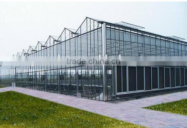 Hot sale agriculture glass covering greenhouse shade /green-house