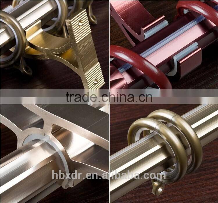 new design Europe Popular decorative Aluminum Finial End Cap of Curtain Rods