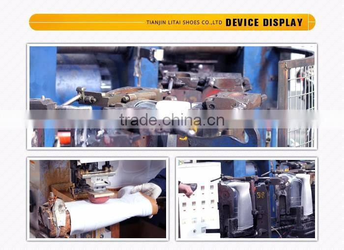 Acid Resistant Black Industrial Steel Toe PVC Safety Rain Boots