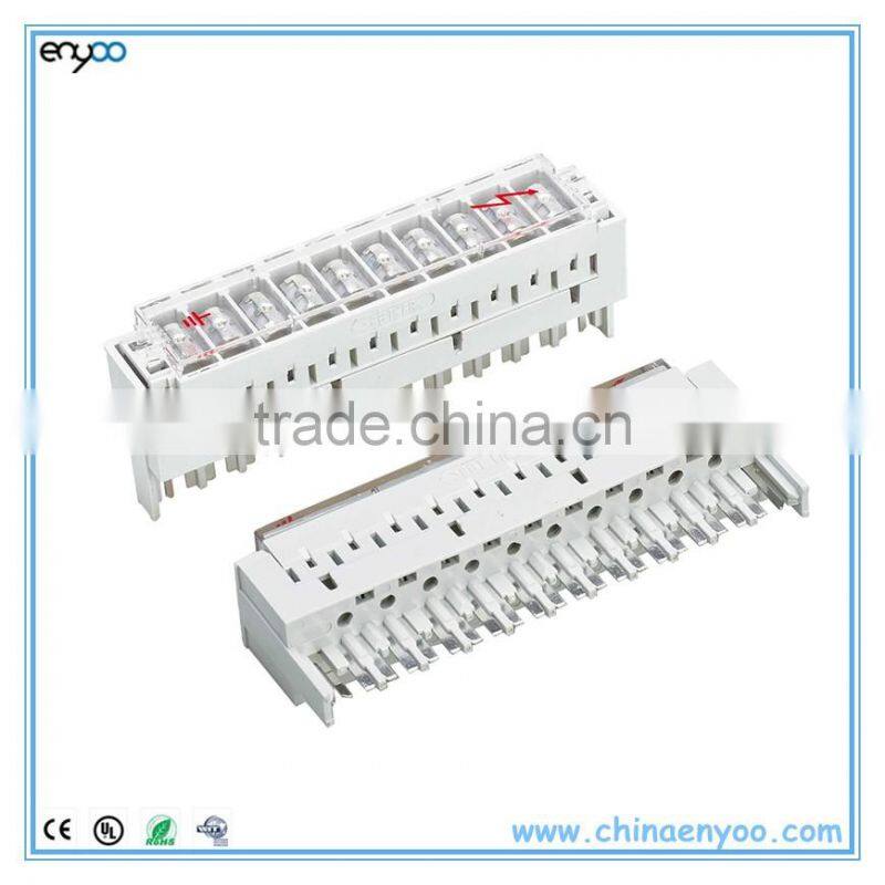 LSA 10 pair overvoltage Protection(Protector) Magazine 2 /10, 3 Pole Arrester Magazine