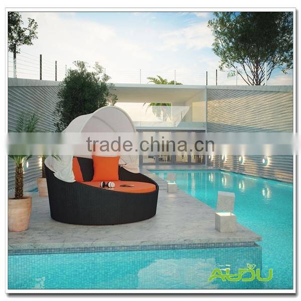 Audu Big Size Round Rattan Outdoor Daybed
