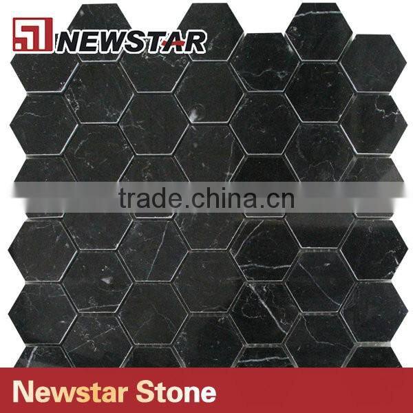 Newstar Bathrooms Shower Tile Design Marble for Flooring Mosaic