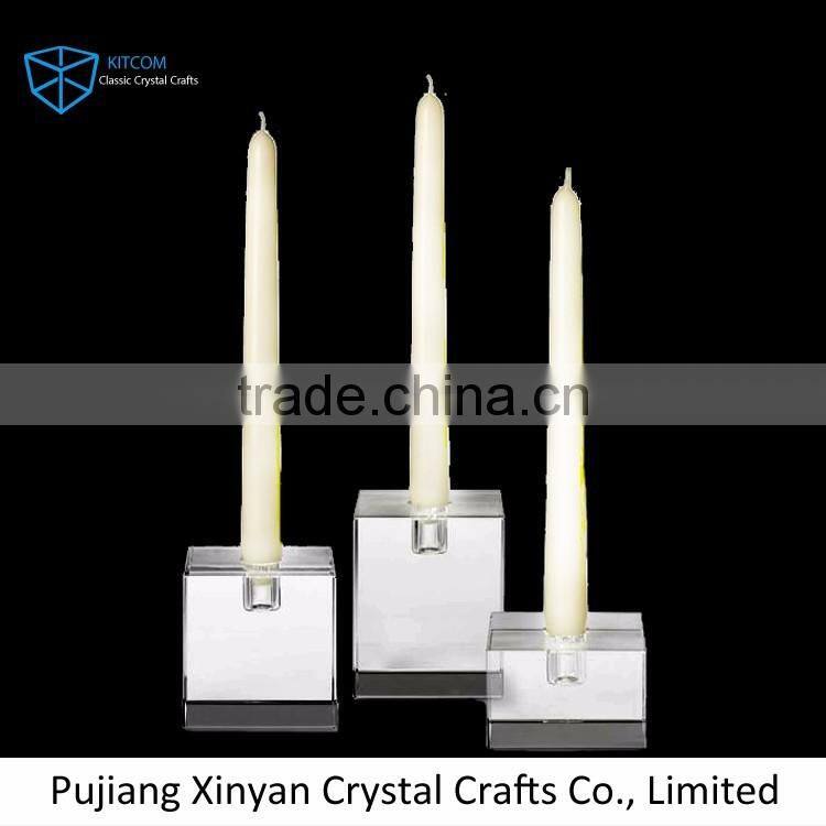 FACTORY DIRECTLY good quality crystal cheap candle holder for wholesale