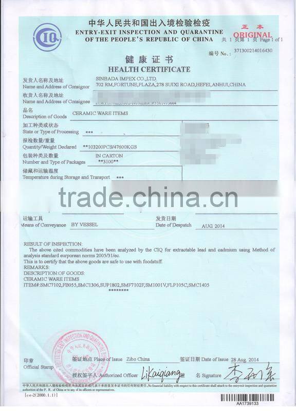 direct wholesale custom made porcelain plate