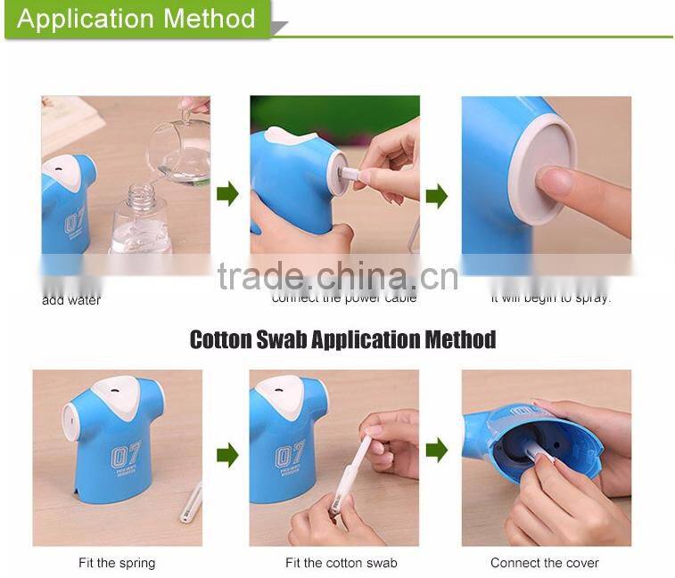 New Creative Shirt Design House Mini Humidifier, USB Desktop Electric Polo Shirts Air Humidifier For Wholesale