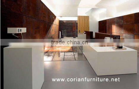 solid surface countertop rectangular wash basin