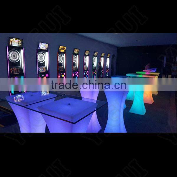 Popular Night Club /Outdoor Moma LED Medium Bar Table/even party tables