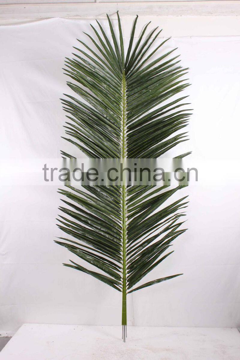 Wholesale artificial date palm leaves,factory price fake palm foliage