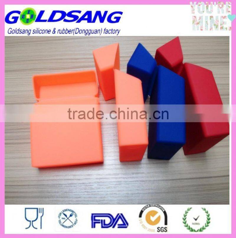 25 pack silk screen printing silicone cigarette case