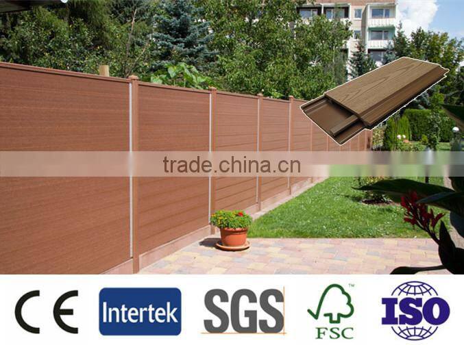 composite wall panell,easy installed wood plastic composite decking,wpc fence panels