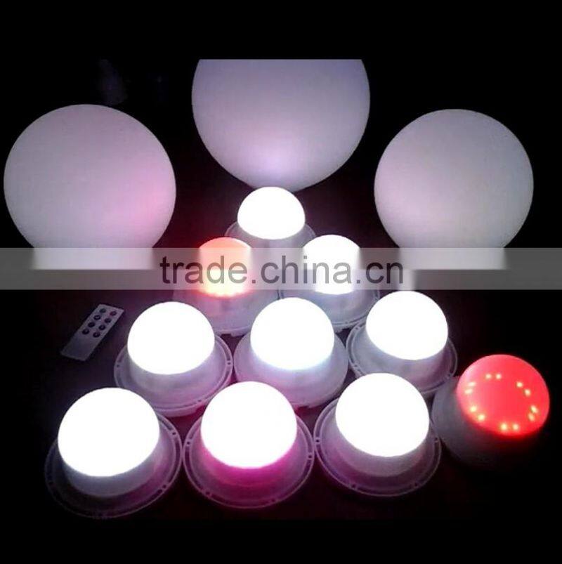 24RGB+8W wedding funiture decoration battery 6.4W LED Bulb Light