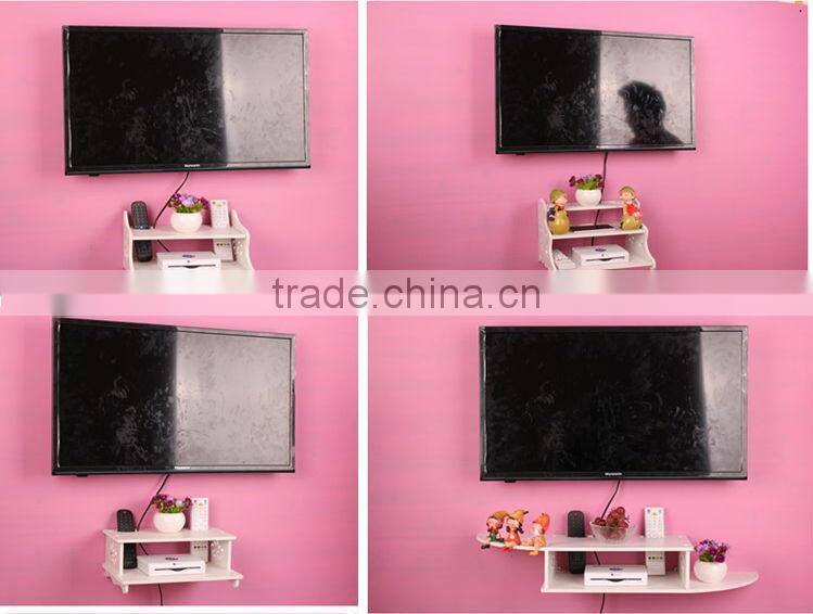 decro wood wall shelf for dvd player