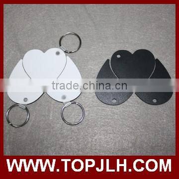 lovely accessories custom new design sublimation keychain blanks