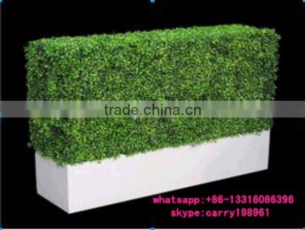 LXY072018 christmas decoration plastic artificial boxwood hedge with pots