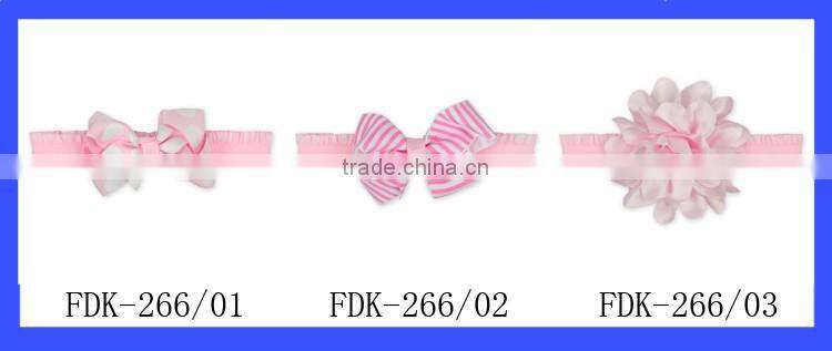 Accessory Set Girls Gift Box Packing Heaband 3Pcs Pink Nylon Headbands