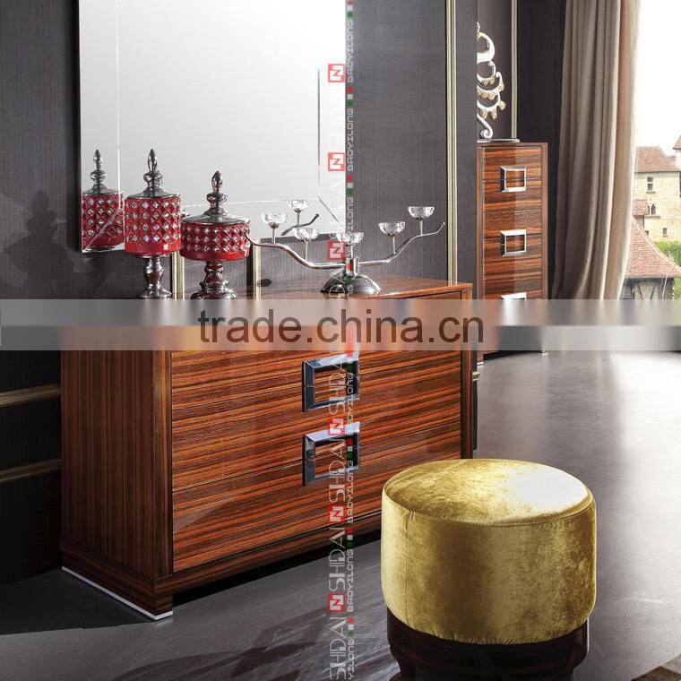 wooden frame wall dressing mirror / free standing dressing mirror / art deco dressing table mirror M-17