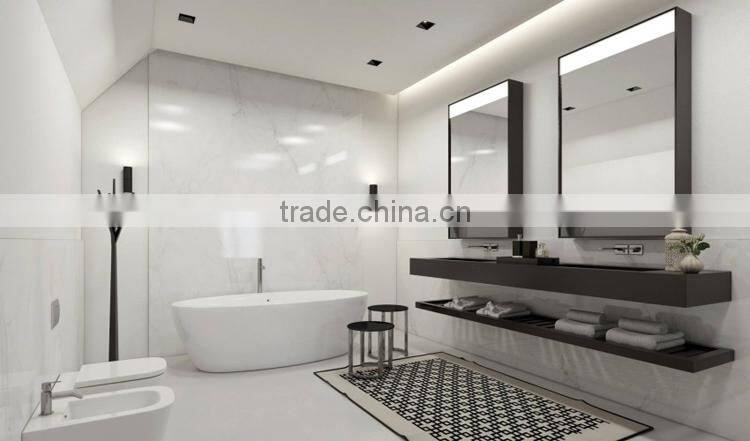 Import durable natural stone low price white marble tile