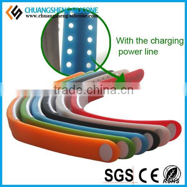 Mobile phone contacting smart system silicone watch