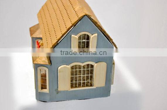 Wood Cardboard Christmas House