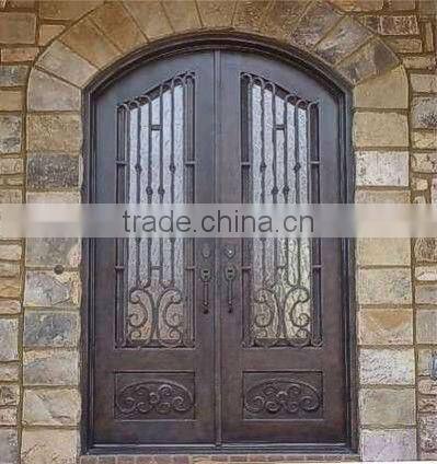 Bisini european luxury design wrought iron door (BG90064)