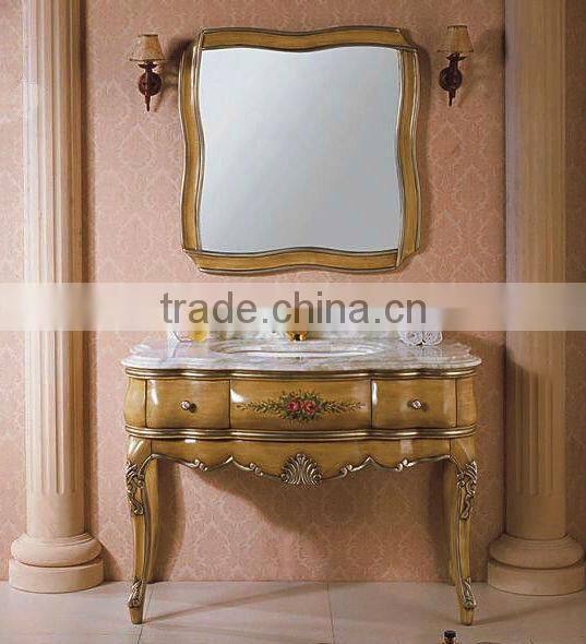 Bisini Lastest Soild Wood Bathroom Cabinet, European Style Vanity For Bathroom, Beautiful Antique Bath Vanities(BF08-4066)