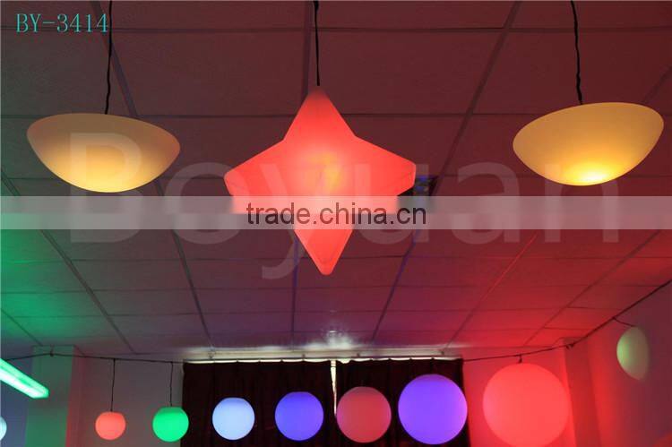 RGB 16 colors changing mood led ball light, decorate led half ball light
