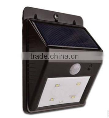 4 LED Solar Power Motion Sensor Garden Security Lamp Outdoor Waterproof Light