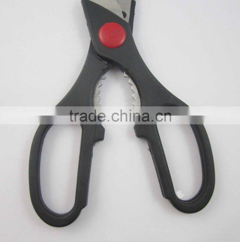 Hot-selling Black Color Handle Kitchen Utility Scissors