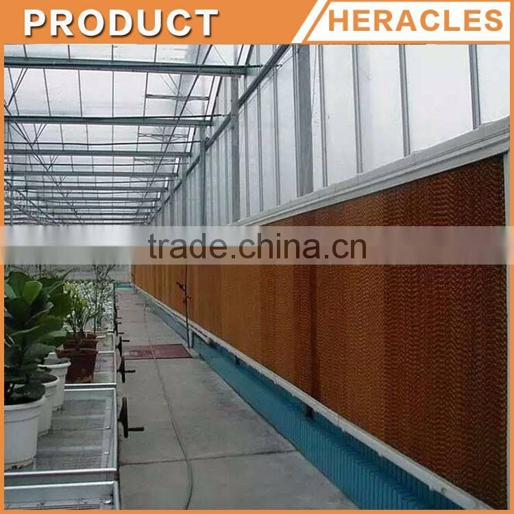 Heracles high quality greenhouse poultry 7090 honeycomb evaporative cooling pad