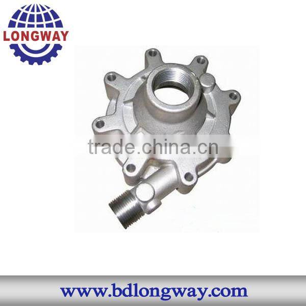 Custom precision cast stainless steel pipeline connector part with CNC machining made in China