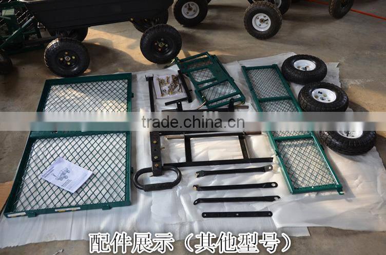 Heavy Duty Garden Tool Wagon with Four Wheels