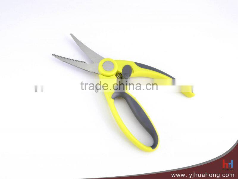 Hot Sell Safety Lock Poultry Scissors/Chicken Bone Scissors/Kitchen Scissors