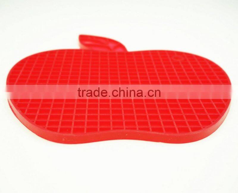 16113 apple shape heat insulation silicone pot holder
