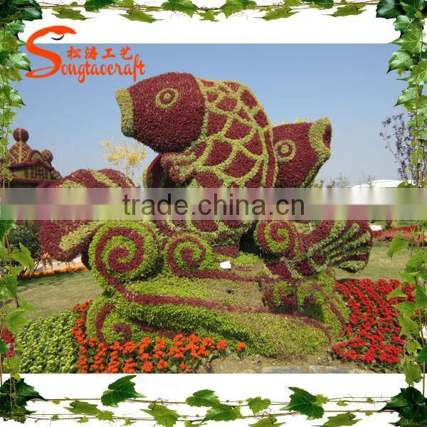 hot sale aritificial plant statue outdoor decoration artificial plant statue