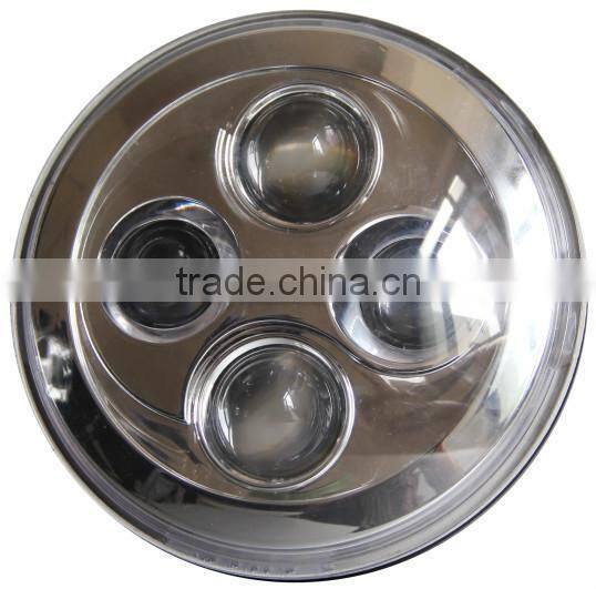 SAT DOT ECE Approved 7inch led round head lamp for jeep wrangler