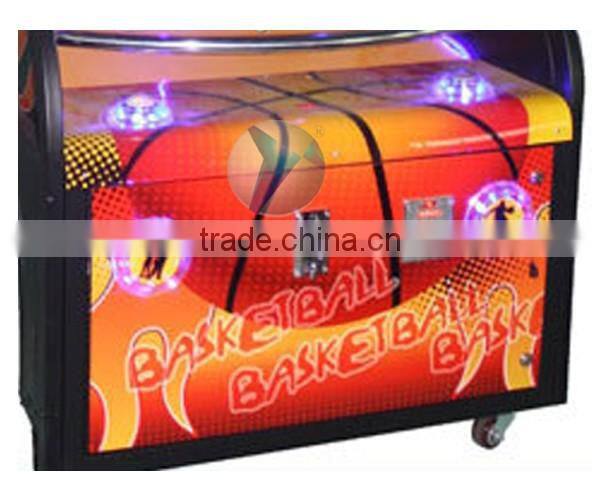 kids coin operated arcade amusement basketball game machine/luxurious basketball game machine for sale