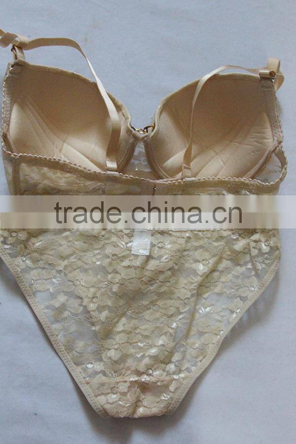 2015 fashion ladies sexy panty and bra sets wholesale
