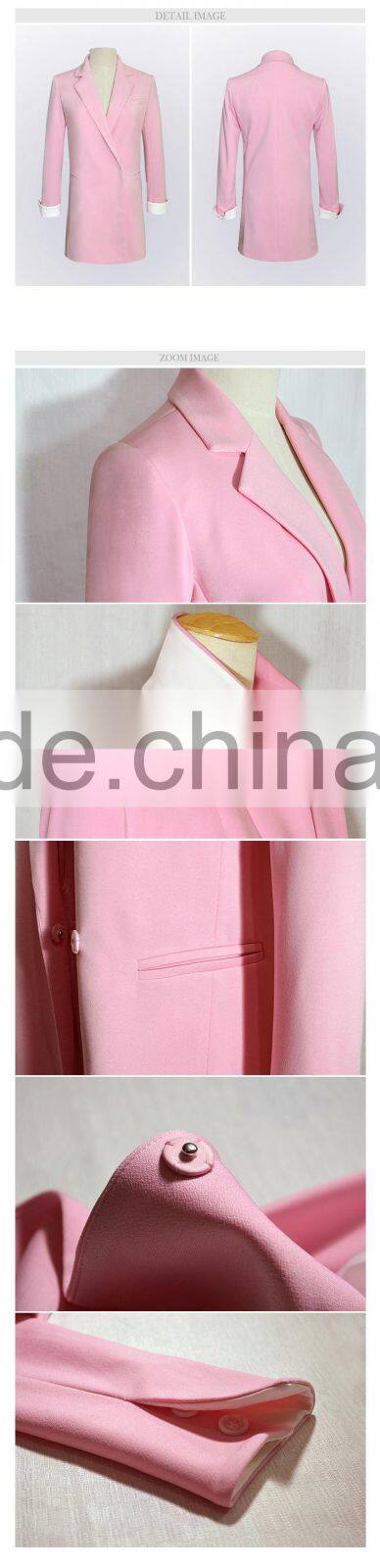 Pink Leisure And Fashion Women's Suit