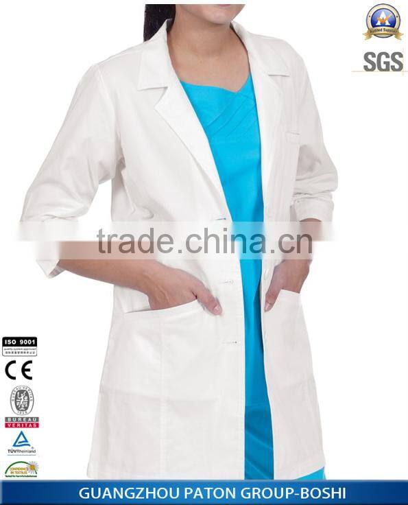 3/4 Sleeve Ladies Hospital Doctor Uniforms, Medical Uniforms,DC(16)